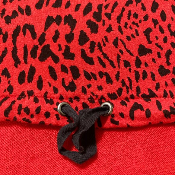 JASMINE & JULIANA Red black leopard print short sleeve top - SMALL MEDIUM shirt - Picture 6 of 13